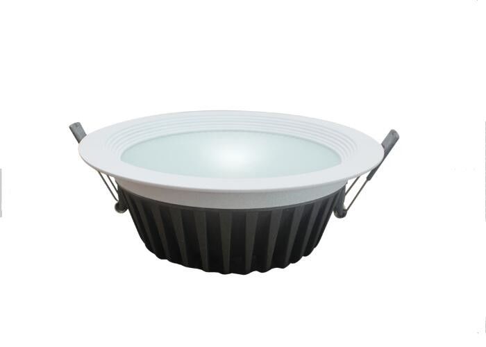 Supermarket LED Recessed Downlight 12 Watt 50000 Hours Long Lifespan