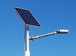 économie d'énergie de mètre du capteur de mouvement 8100lm 6-10 de réverbère de panneau solaire de la puissance 60w élevée